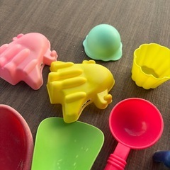 砂場遊び道具　スコップ　型取り　バケツ　　外遊び の画像