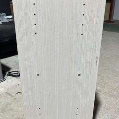 カラーボックス　収納ボックス　２段　ホワイトウォッシュ　の画像