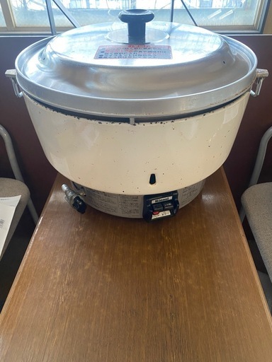 ★商談中★リンナイ 業務用 ガス炊飯器 RR-40S1 8.0L 都市ガス用 2018年製 4.5升 8L 厨房 Rinnai 炊飯 ジャー 12A 13A★