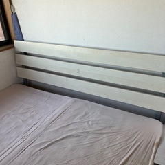 クイーンサイズベッド木枠
の画像