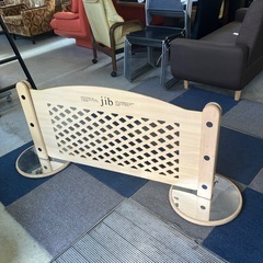 M2512-007　jib 木製 ベビー サークル 据え置き キズ汚れ有りの画像