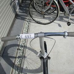 E697★8000円★　折りたたみ中古自転車【20インチ　黒 】の画像