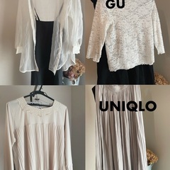 洋服10点まとめてお譲りします♪UNIQLO GU グレイル Leeなど❣️の画像
