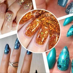 【新品未使用】グリッター ラメ キラキラ パウダー ネイル レジン 32色の画像