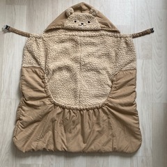 抱っこ紐、ベビーカー防寒ケープの画像