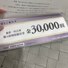 VTホールディングス　割引チケット　株主優待の画像