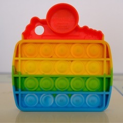 【美品/中古】アンパンマン 指トレ知育玩具 ぷちぽこアンパンマンの画像