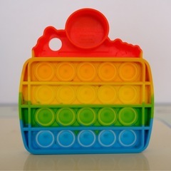 【美品/中古】アンパンマン 指トレ知育玩具 ぷちぽこアンパンマンの画像