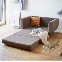 12月8日まで　ベッドソファ　二人がけの画像