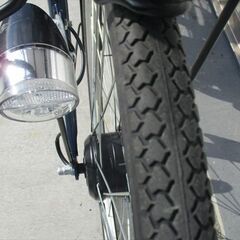 E702★整備済み　中古電動自転車★【26インチ　ネイビー　8.5Ah】の画像