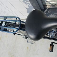 E702★整備済み　中古電動自転車★【26インチ　ネイビー　8.5Ah】の画像