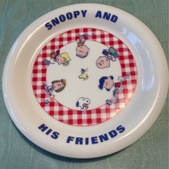 ❤️ビンテージ❤️昭和レトロ❤️スヌーピー&フレンズ　プレート2枚の画像
