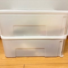 【0円】S短　ニトリ　収納ケース　4つ　　　　の画像