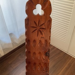 【中古】シェファードチェア 木製 椅子 彫刻 飾り椅子 スツール アンティーク レトロ チェアー イスの画像