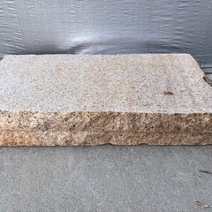 大きめのオシャレな四角い石　5枚の画像