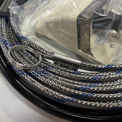 未使用品 アサヒ 排水路ヒーター AH-10P 凍結防止器 屋外コンセント付き 100V専用 200W 発熱線長さ10m 箱入 発熱動作確認済み ①の画像