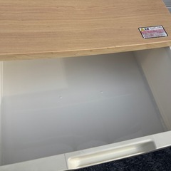 ウッド天板チェスト 4段チェスト 衣類収納 収納ケースの画像