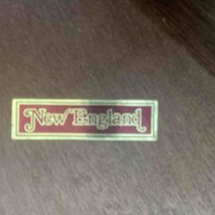 I1★KOSUGA★New Englandシリーズ センターテーブル ラウンド 木製 W85cm 天板ガラス取り外し可 シンプルの画像