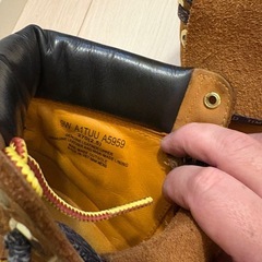 希少モデル Timberland ティンバーランド 6インチブーツ 9W ロゴ総柄 限定デザインの画像