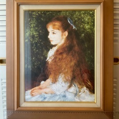 ルノワール "イレーヌ・カーン・ダンヴェール嬢" 絵画 複製画 額装 Renoirの画像