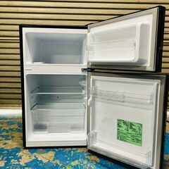 2025年製 IRIS OHYAMA 冷蔵冷凍庫 PRC-B092D-B 87L アイリスオーヤマ 25K 北TO1の画像