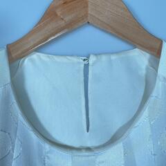 TOMORROWLAND トゥモローランド 水玉 ブラウス ポリエステル ホワイト レディース 38【古着】【中古】の画像