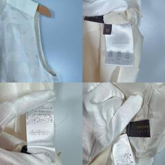 TOMORROWLAND トゥモローランド 水玉 ブラウス ポリエステル ホワイト レディース 38【古着】【中古】の画像