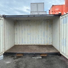 フレームブラック中古12ftコンテナの画像