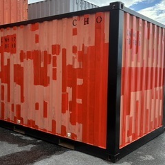 フレームブラック中古12ftコンテナの画像