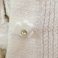 白　L カーディガンの画像