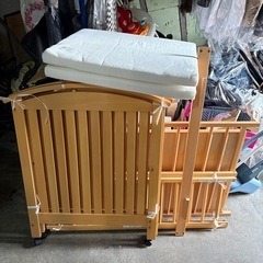 ミキハウスベビーベッドの画像