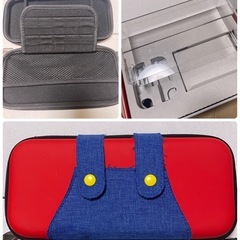 switch 本体　ケース類付きの画像