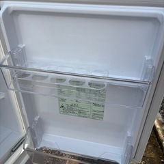 アクア AQR-13E8 (W) 2021年 ノンフロン冷凍冷蔵庫 単身 一人暮らしの画像