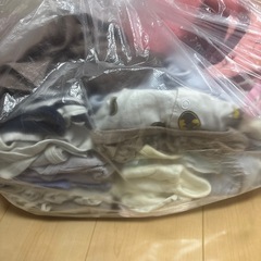 ベビー服　90センチ以下　写真以外にも大量追加　
45リットルパンパン一袋まとめ売りの画像