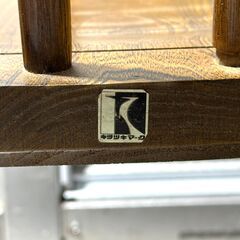 店頭引き渡し 中古 飛騨産業 ロッキングチェア イス レトロ 木製 家具の画像