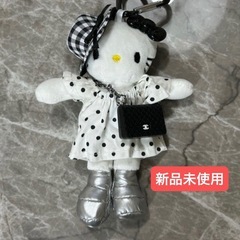 【新品未使用】ハローキティ スタイルアップマスコット 足長 ロゴ...