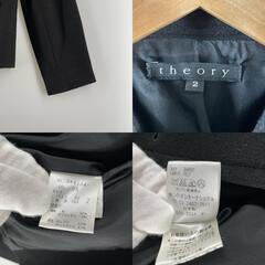theory セオリー ピーコート ウール ブラック レディース【古着】【中古】の画像