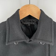 theory セオリー ピーコート ウール ブラック レディース【古着】【中古】の画像