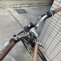 【12/4本日中】 GIOS　LIEBE クロスバイク　ライトブラウンの画像