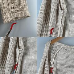 theory セオリー カーディガン レーヨン ホワイト レディース【古着】【中古】の画像