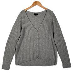 theory セオリー カーディガン ウール グレー レディース...