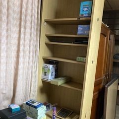 本棚付きデスクの画像