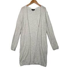 theory セオリー カーディガン コットン グレー レディー...