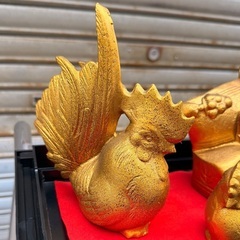 フルコンプセット⭐️金工作家⭐️超貴重縁起物⭐️一番鶏⭐️村田宏作⭐️超美品⭐️の画像