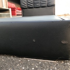 ニトリ シングルベッドフレーム 黒の画像