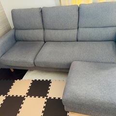 東京インテリア　ソファー&オットマンセットの画像