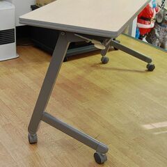 ①会議テーブル 跳ね上げ式 幅150×奥行45×高さ71cm ミーティングテーブル ITOKI 事務机 イトーキ 札幌市 清田区 平岡の画像