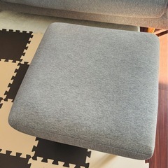 東京インテリア　ソファー&オットマンセットの画像