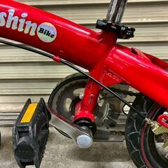美品 へんしんバイク Henshin Bike レッド 12インチ 付属品付きの画像