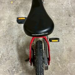 美品 へんしんバイク Henshin Bike レッド 12インチ 付属品付きの画像